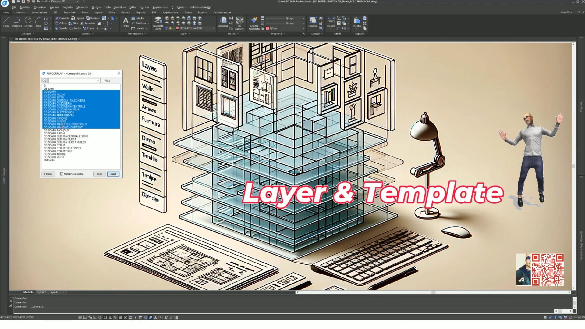 Layer e Template AutoCAD impostazioni modifiche e gestione