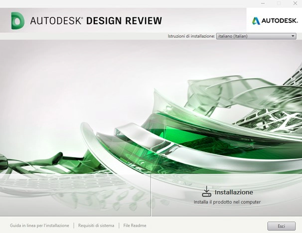 Installazione Autodesk Design Review.